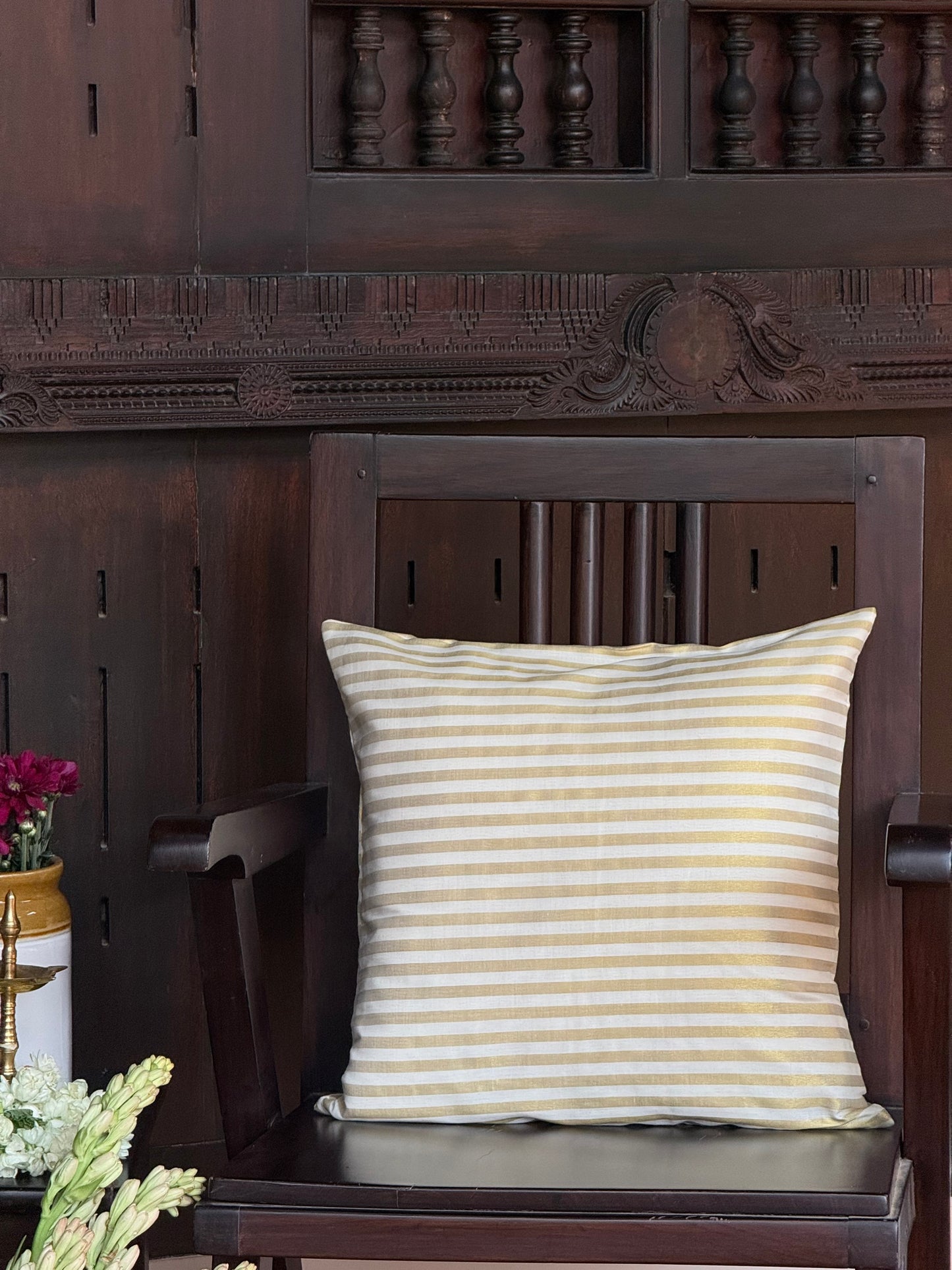 Cushion Cover -  Kasavu kara