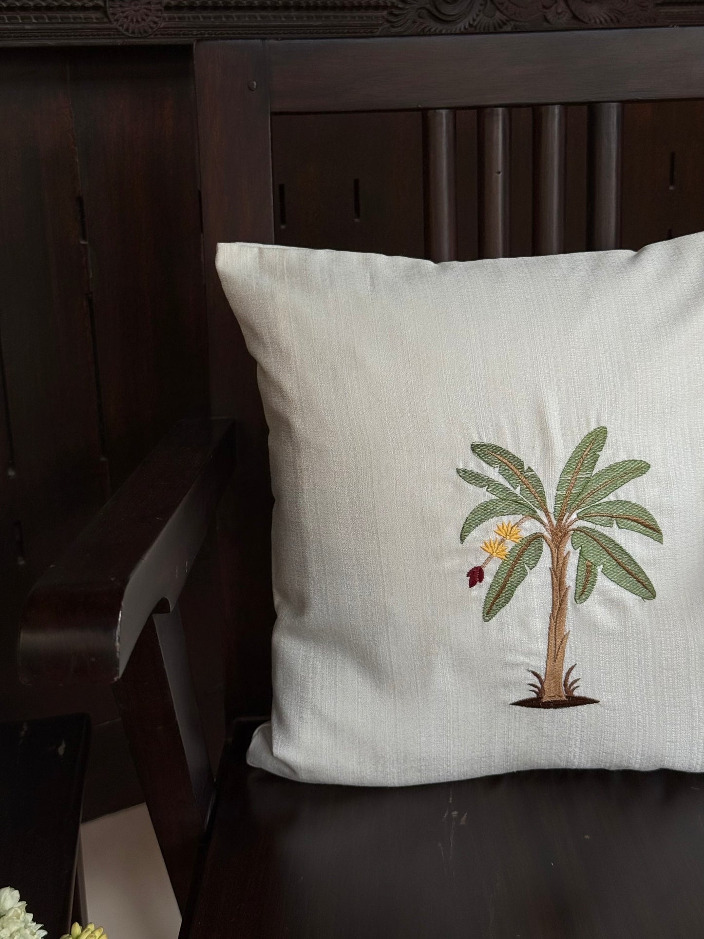 Cushion Cover -  Vaazha in Tusser