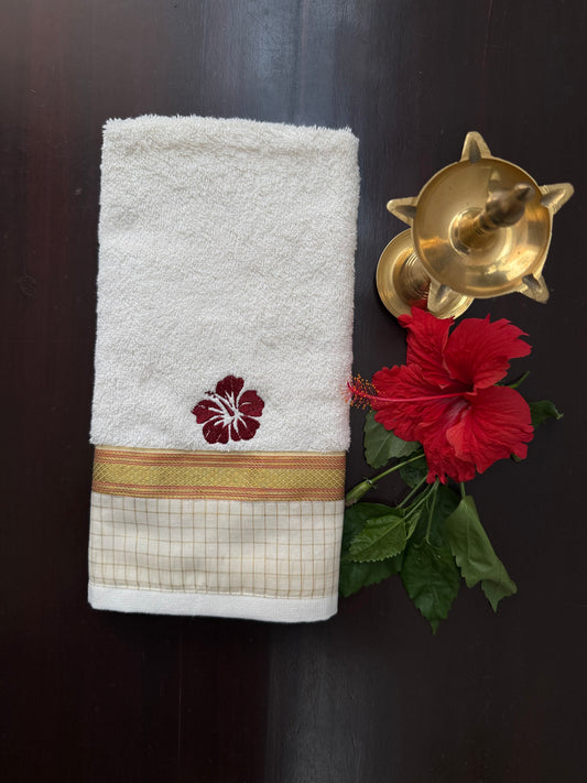 Hand towel - Chemparathi (Red)