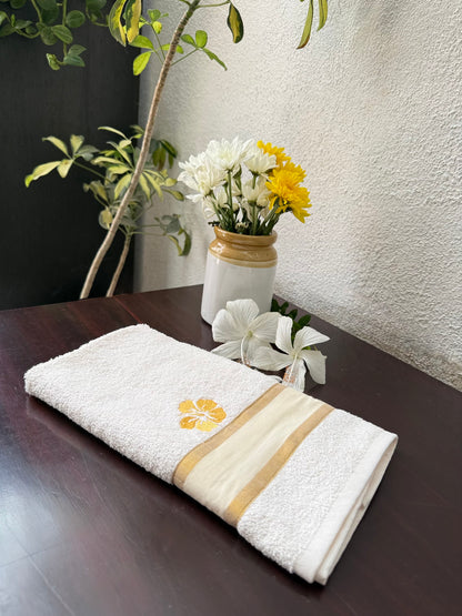 Hand Towel - Chemparathi ( Yellow)