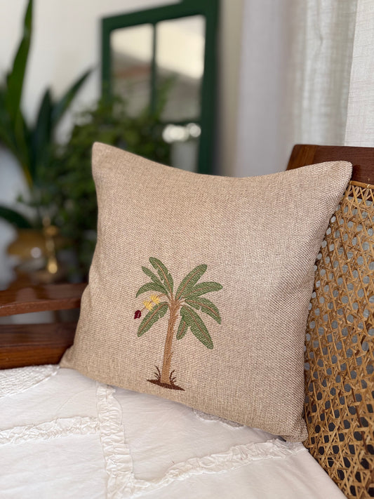 Cushion Cover - Vaazha in Jute