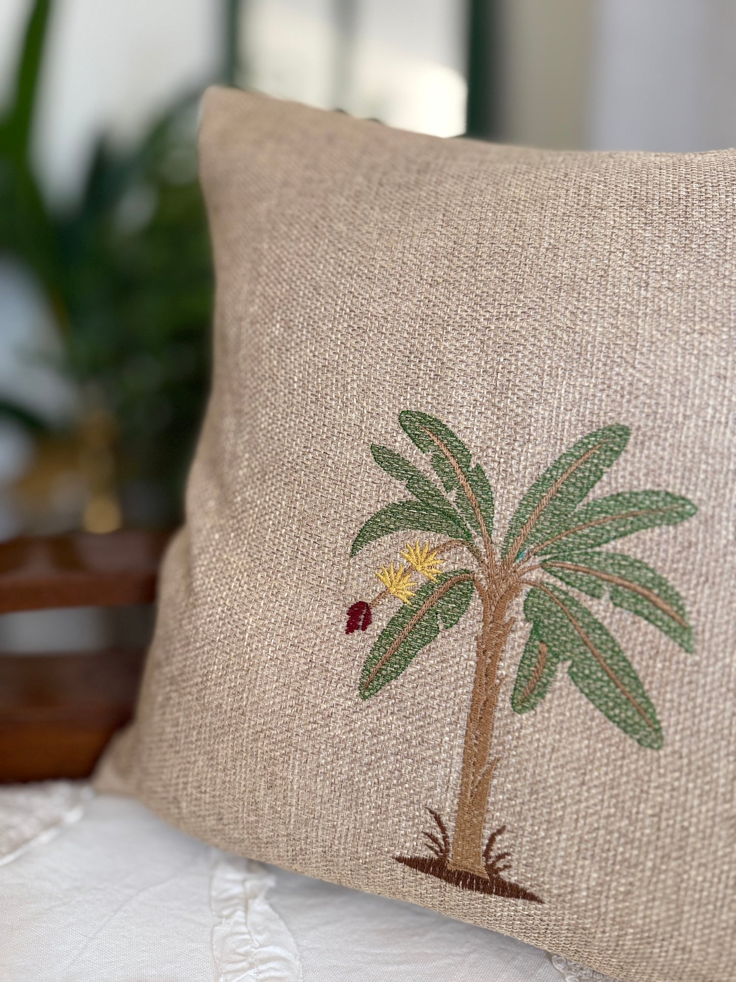 Cushion Cover - Vaazha in Jute