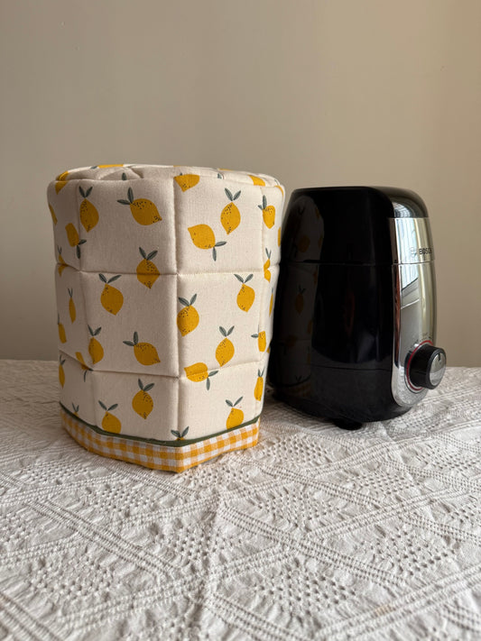 Mixer Grinder Cover - Tiny Lemons and Gingham