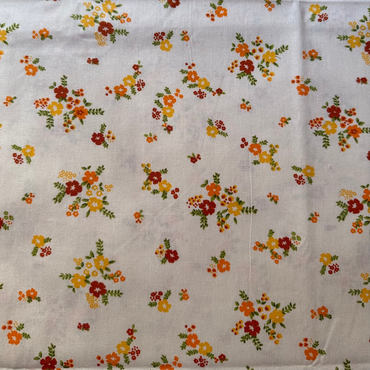 Bedsheet ( Queen) - Cream and florals