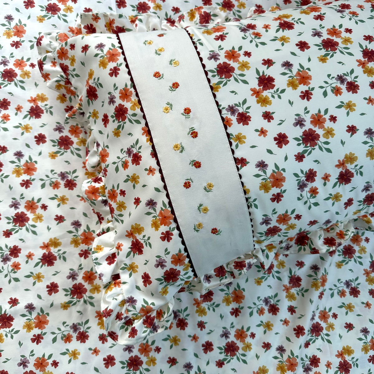 Bedsheet( Super King ) - Happy Flora