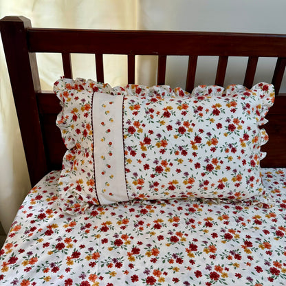 Bedsheet( Super King ) - Happy Flora