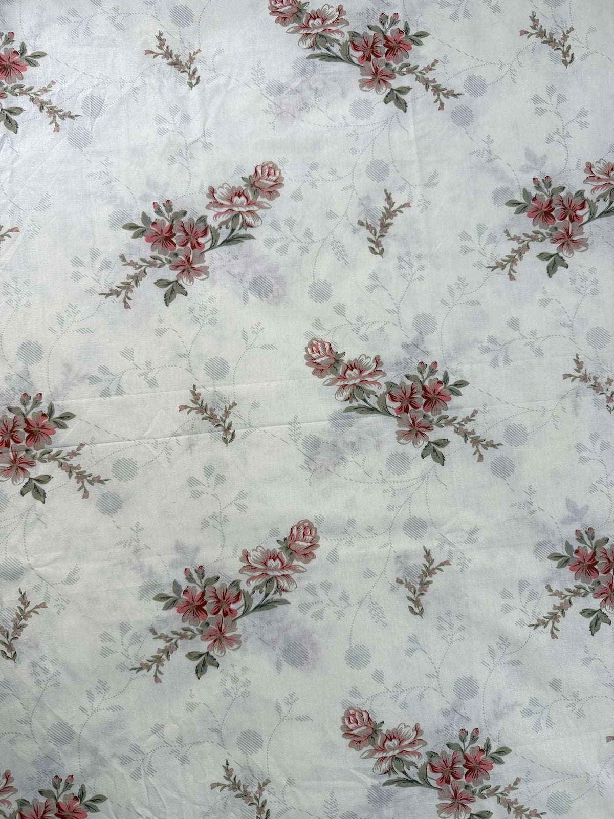 Bedsheet- Florals and Ruffles