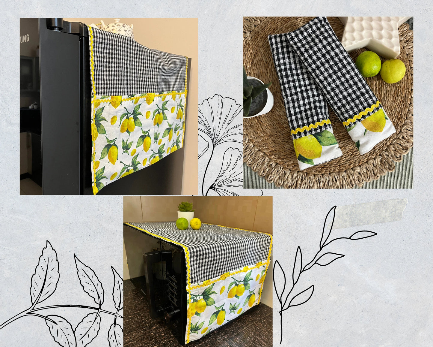 Fridge Handle Cover- Mojito