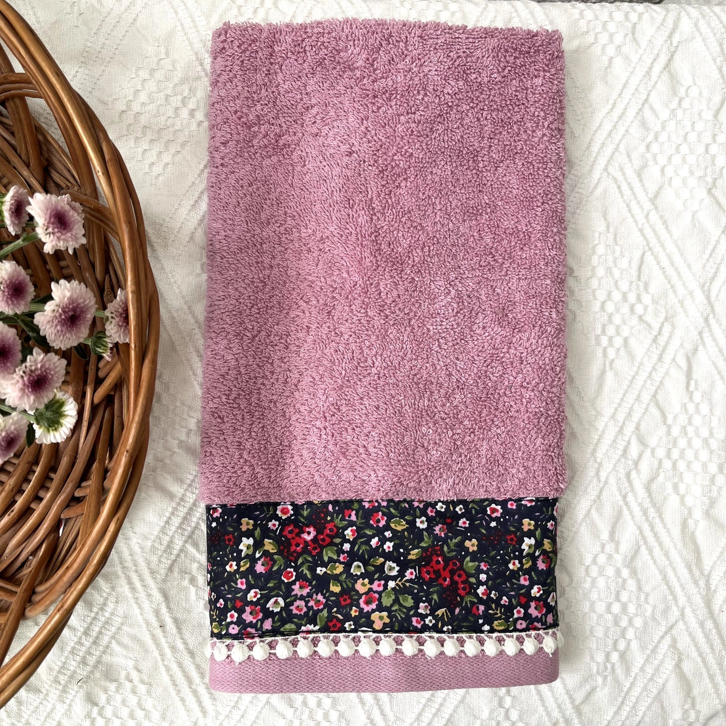 Hand Towel- Midnight Bouquet