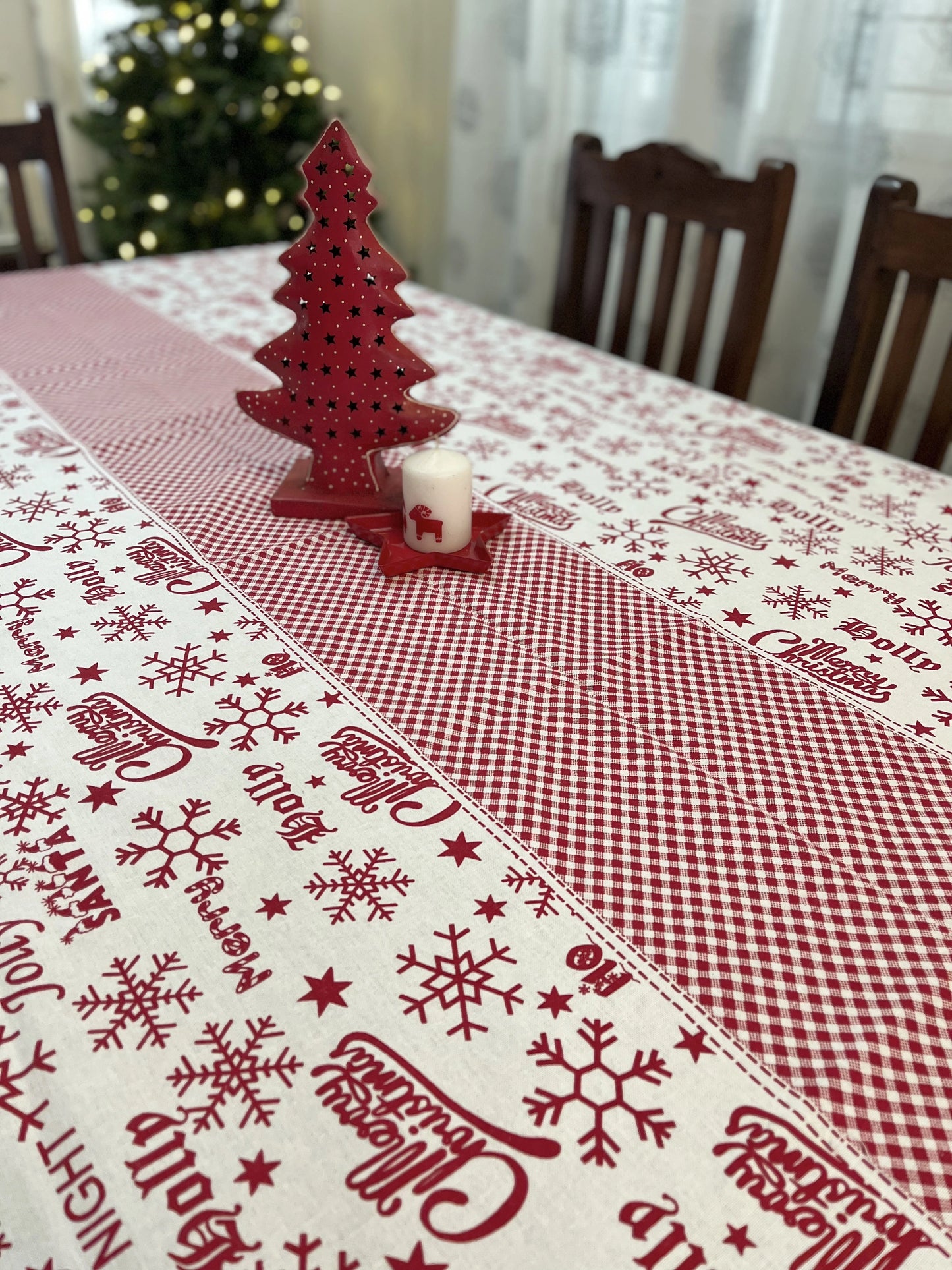 Tablecloth - Jolly & Merry