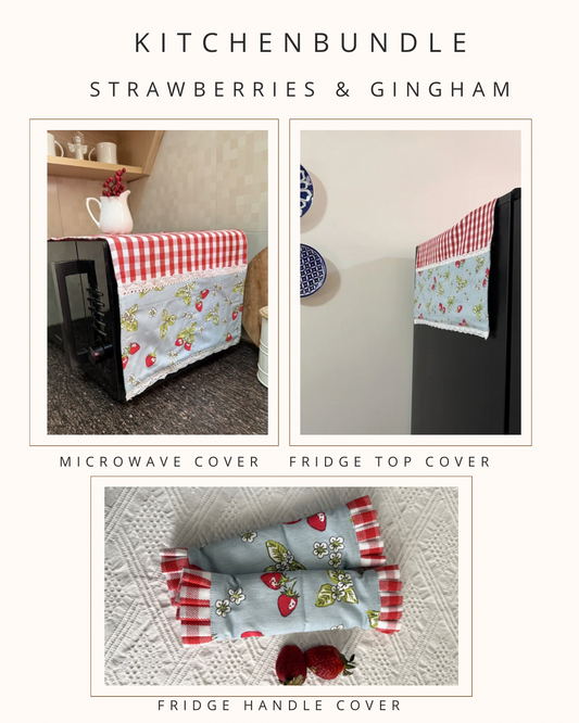 Kitchen Bundle - Strawberries and Gingham