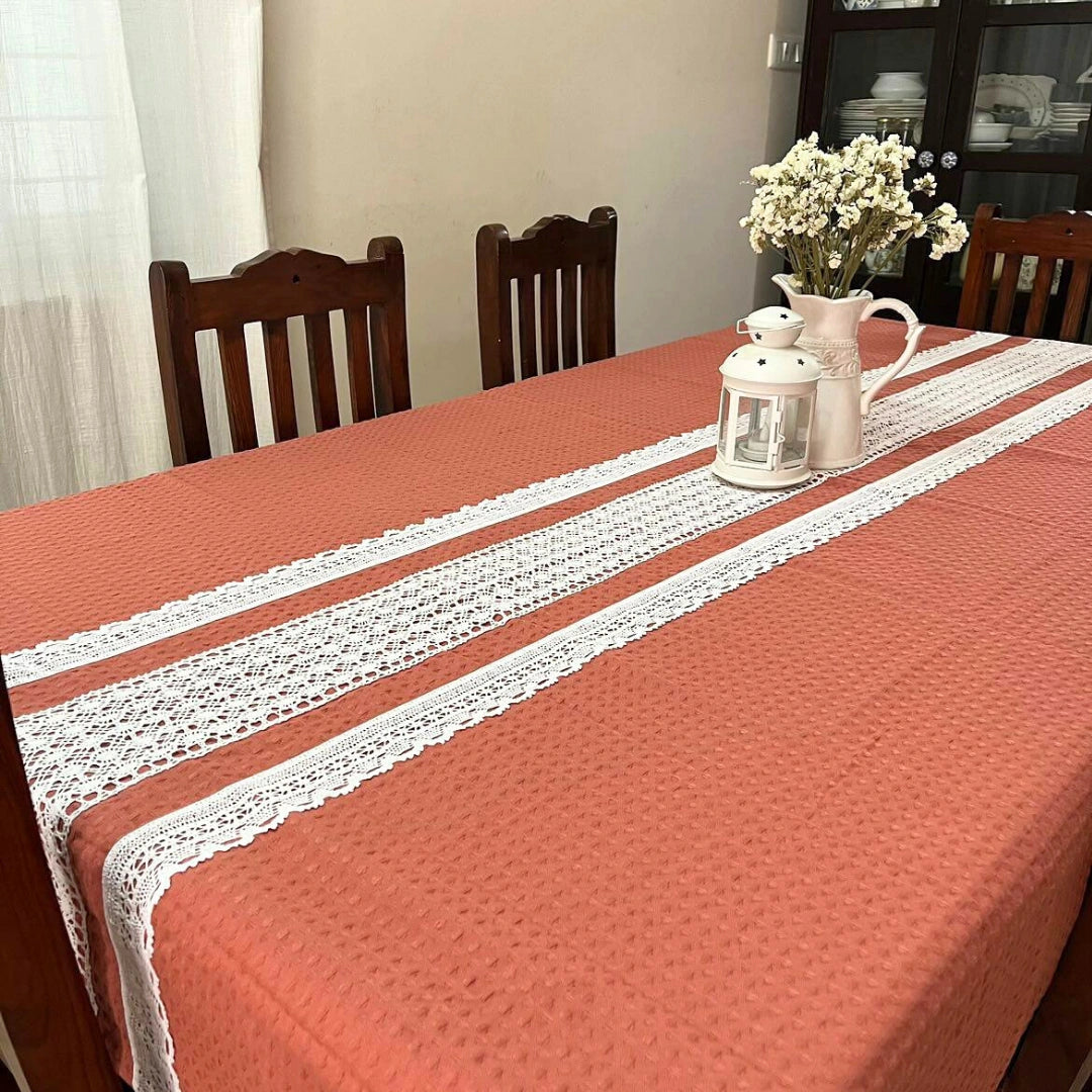 Table cloth - Peachy Waffle