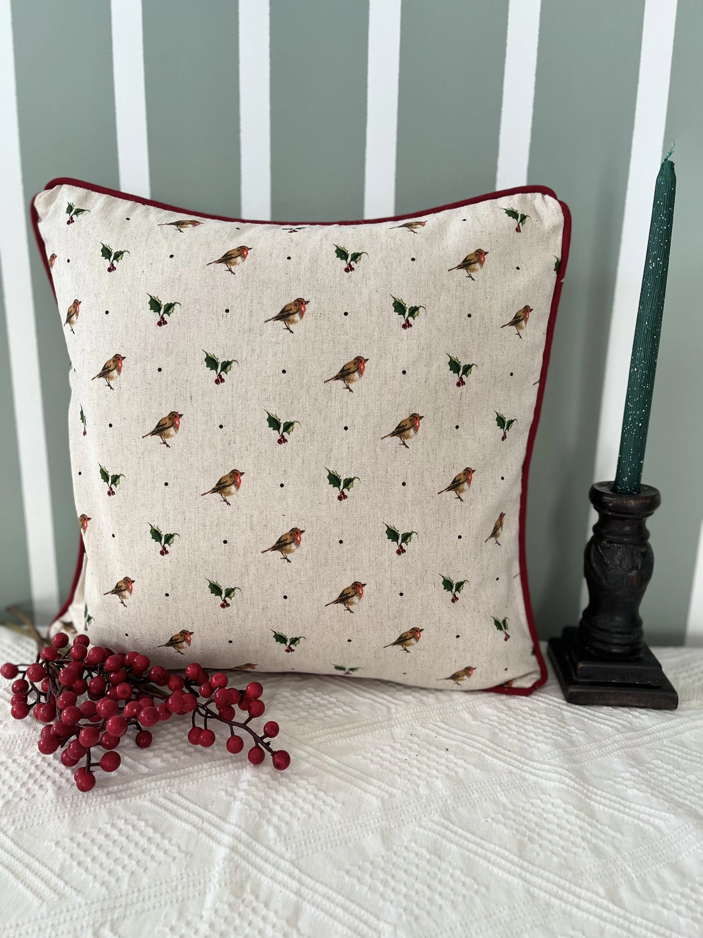 Cushion Cover- Christmas Robin