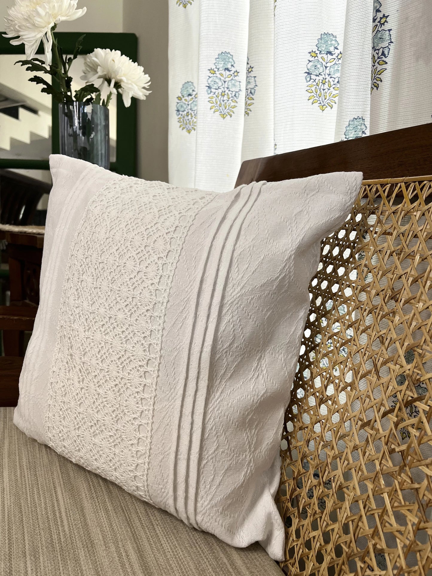 Cushion Cover- Pristine white (16x16)