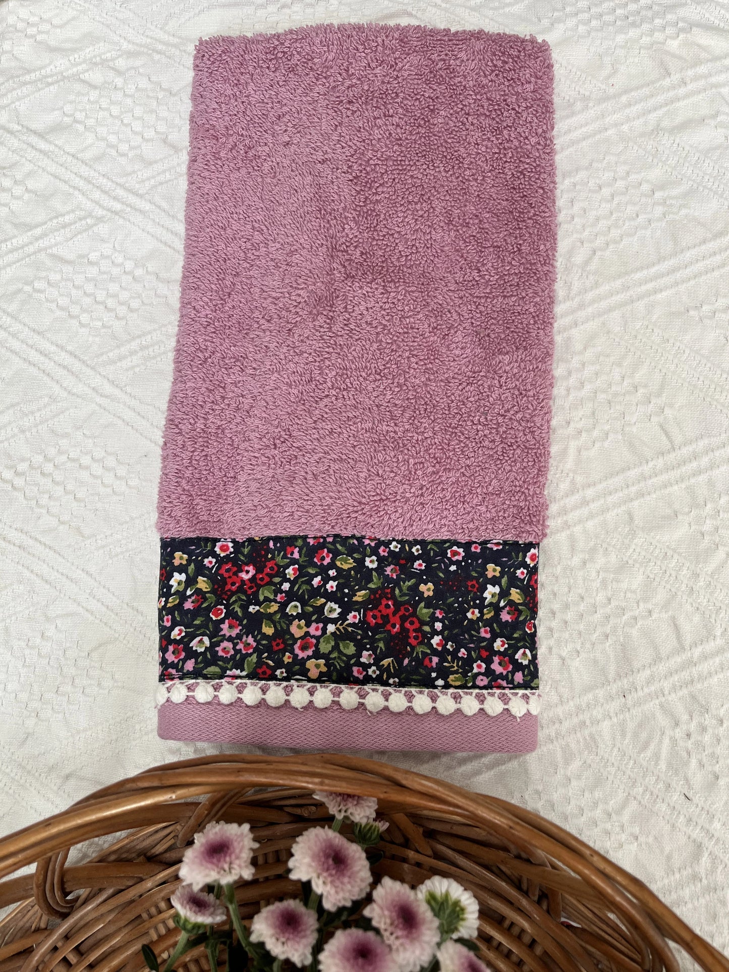 Hand Towel- Midnight Bouquet