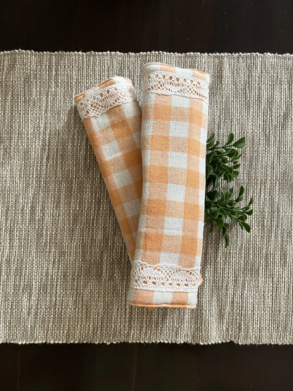 Fridge Handle Cover- Fall or Gingham ( Reversible)