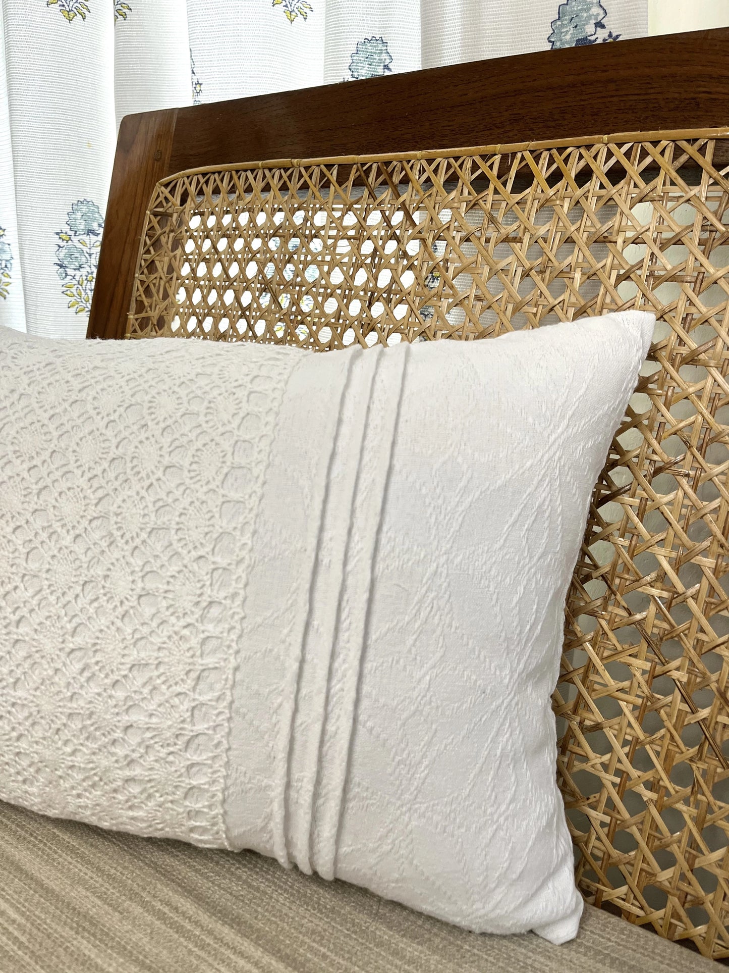 Cushion Cover- Lumbar (12x18”) - Pristine White