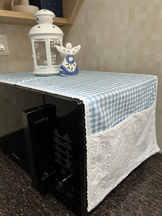 Microwave Cover- Gingham n Hakoba