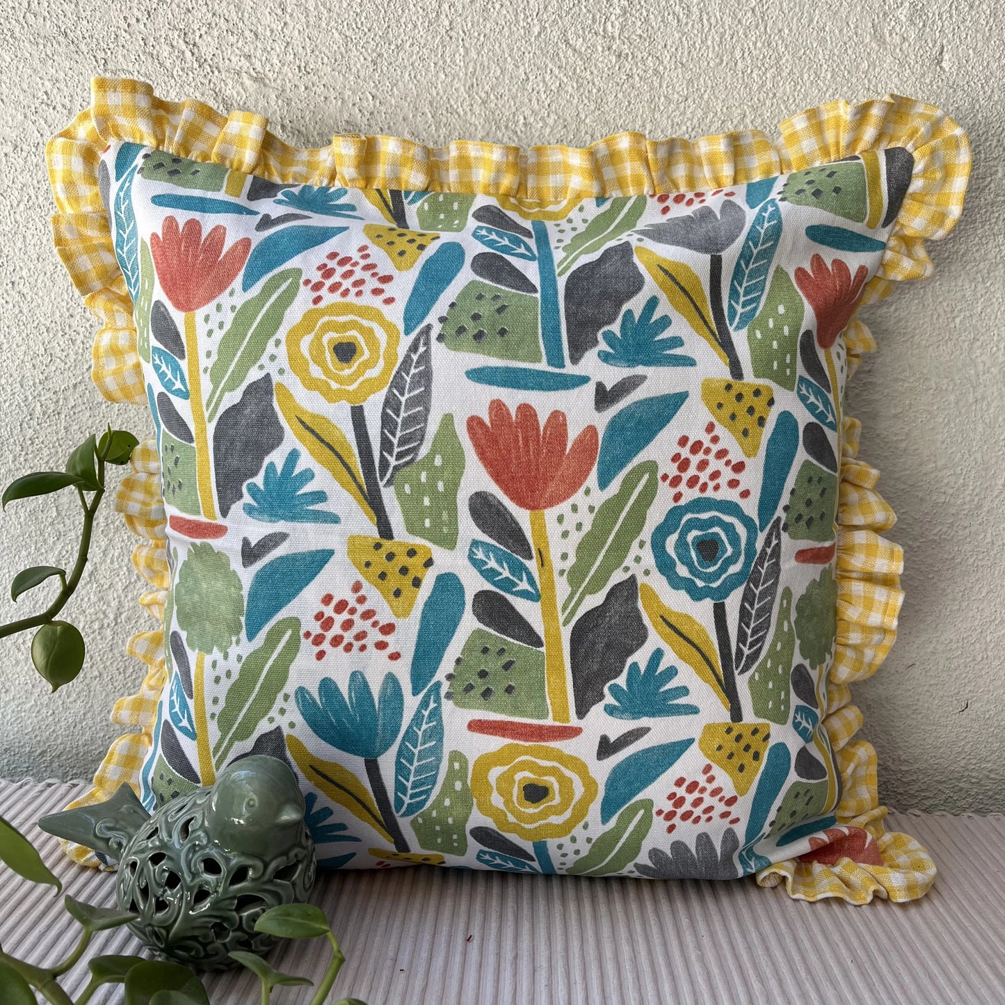 Cushion Cover- Tulips and Daisies