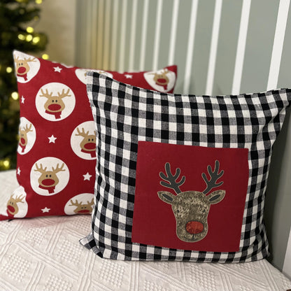 Cushion Cover- Happy Reindeer