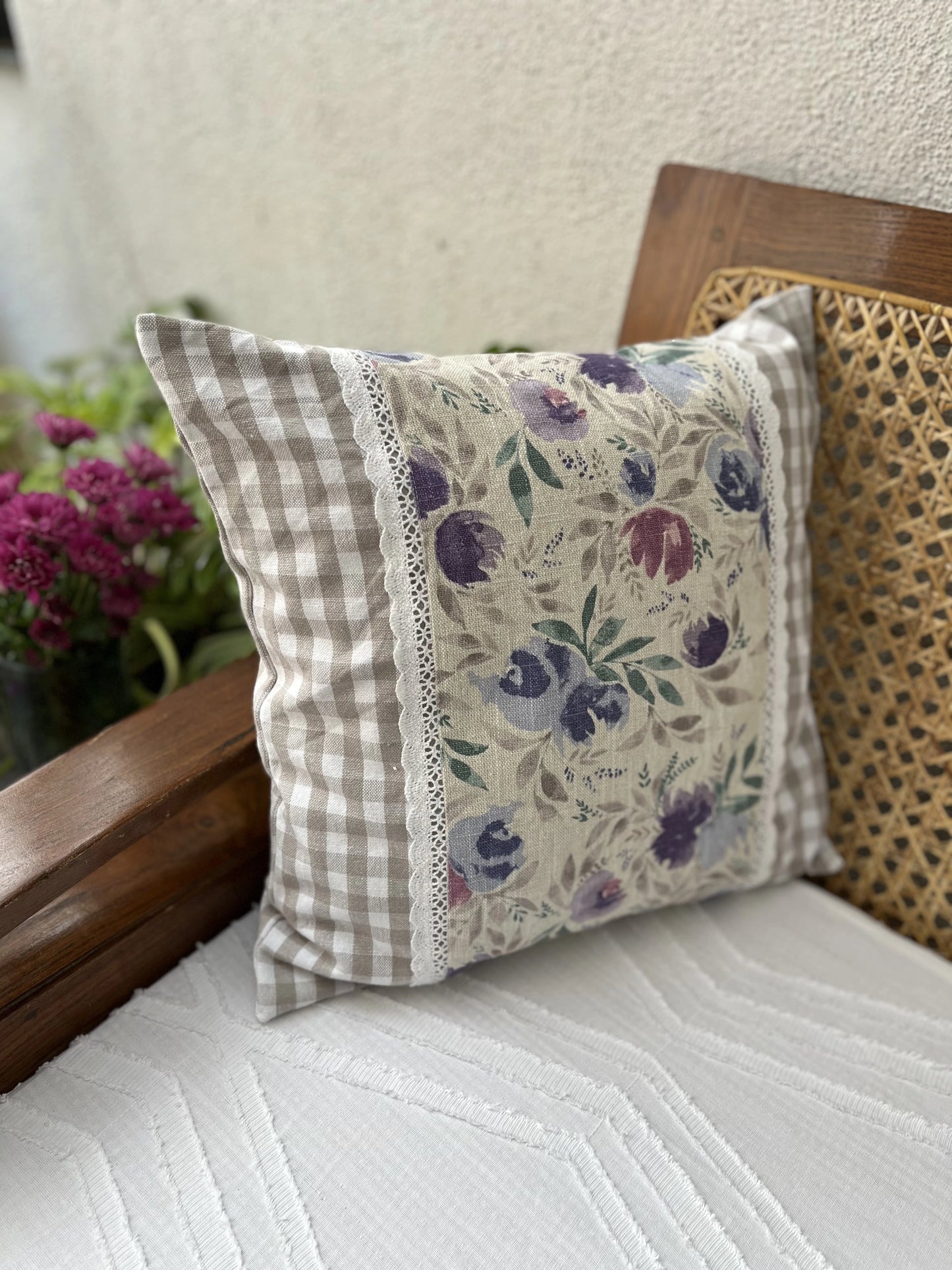 Cushion Cover- Peonies