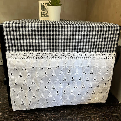 Microwave Cover- Monochrome Beauty